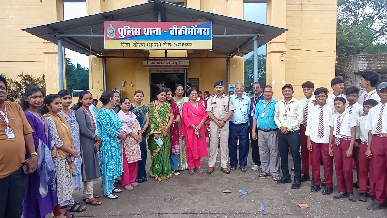 थाना बांकी मोगरा परिसर में हुआ रन फॉर यूनिटी का आयोजन