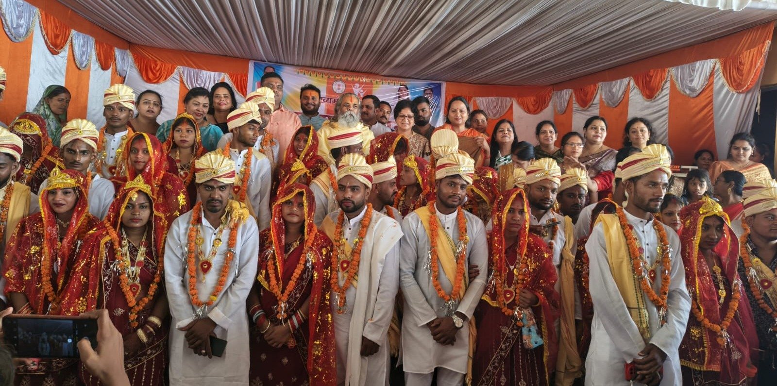 मुख्यमंत्री कन्या विवाह योजना: शिवरीनारायण में 23 जोड़ों ने थामा एक-दूजे का हाथ