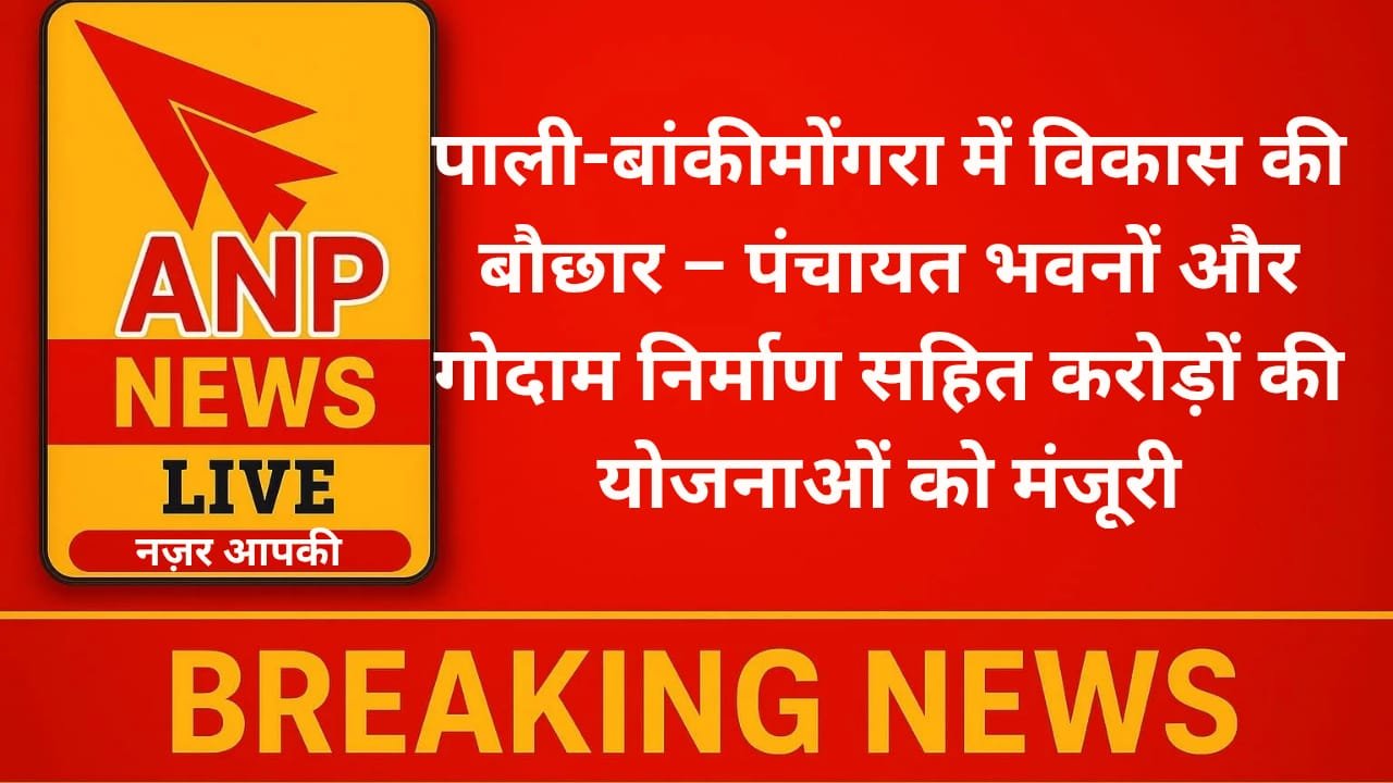 पाली-बांकीमोंगरा में विकास की बौछार – पंचायत भवनों और गोदाम निर्माण सहित करोड़ों की योजनाओं को मंजूरी