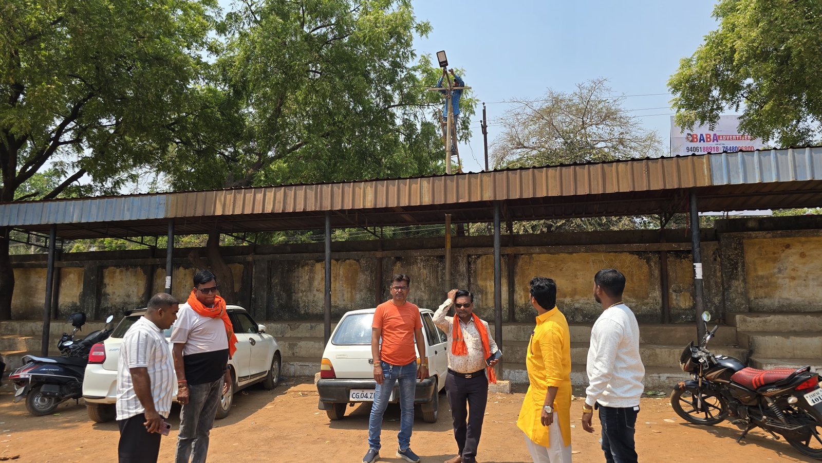 बालोद के हृदय स्थल सरदार वल्लभ भाई पटेल मैदान में हुआ प्रकाश व्यवस्था