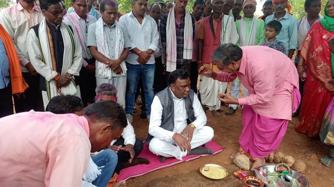 रामपुर विधायक फूल सिंह राठिया ने करतला में सामुदायिक भवन का किया भूमि पूजन