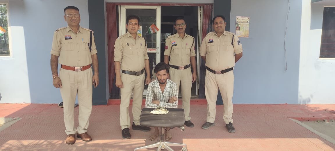 भैषमा के फल दुकान में चोरी करने वाले आरोपी प्रदीप पटेल को उरगा पुलिस ने किया गया गिरफ्तार