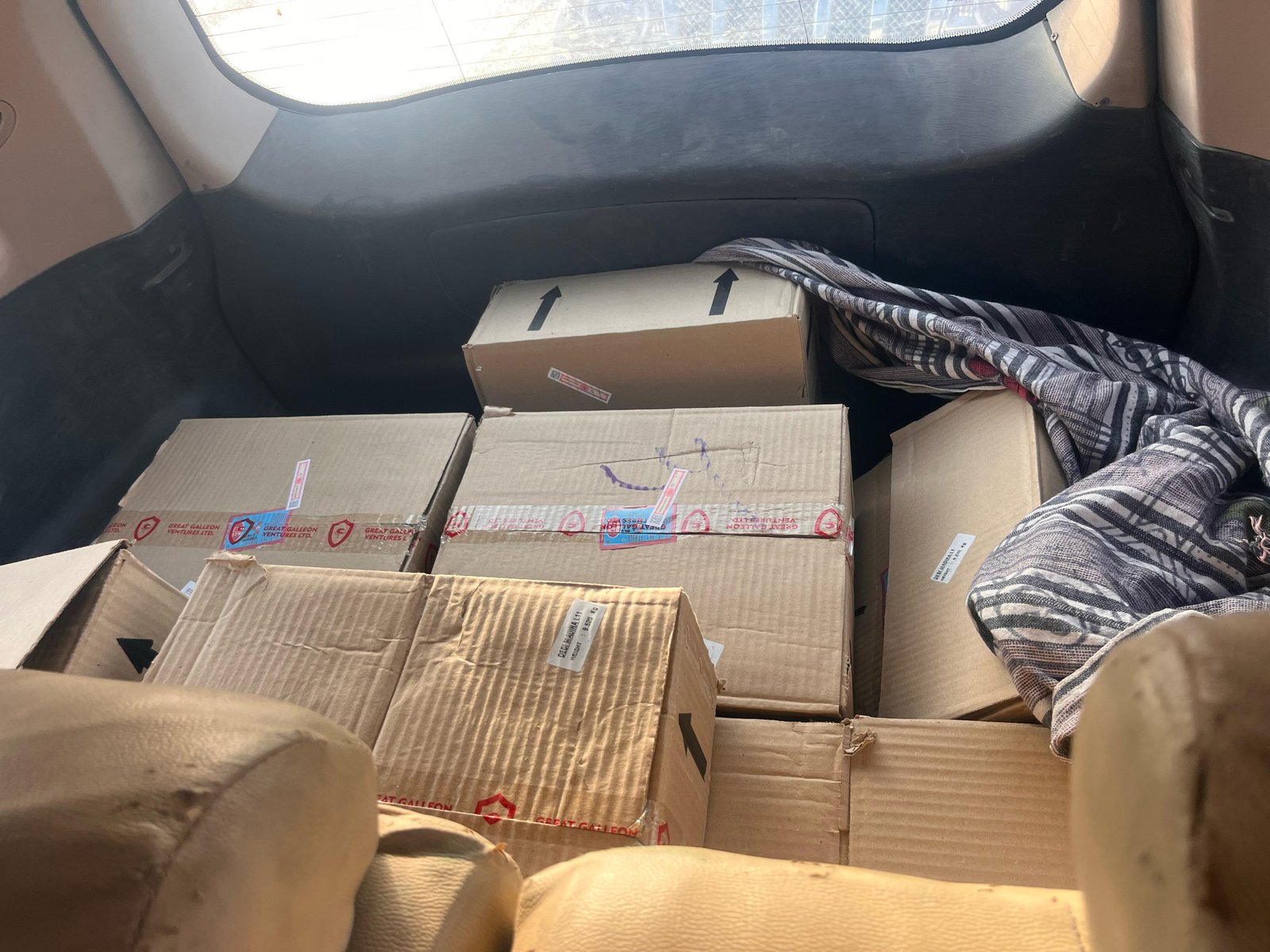 अवैध शराब परिवहन करते लाखों की अवैध शराब बरामद