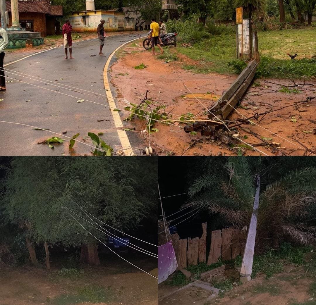 तीन दिन से अंधेरे में डूबा बोलबोला गांव, टूटे खंभे और बिखरे तार बने जान का खतरा, जिले में करंट से अब तक चार मौतें