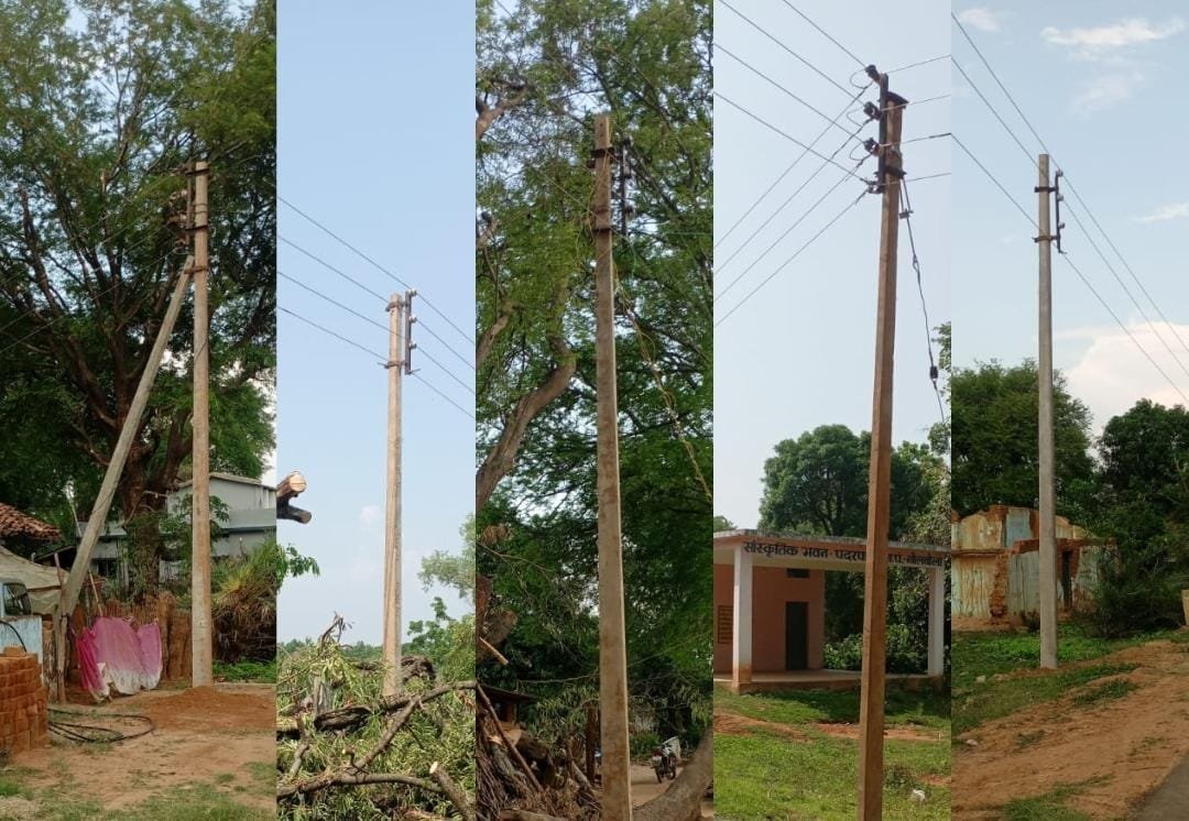 बोलबोला गांव में बिजली बहाल, लगाए गए 24 नए खंभे विद्युत विभाग के प्रयासों से ग्रामीणों को मिली राहत