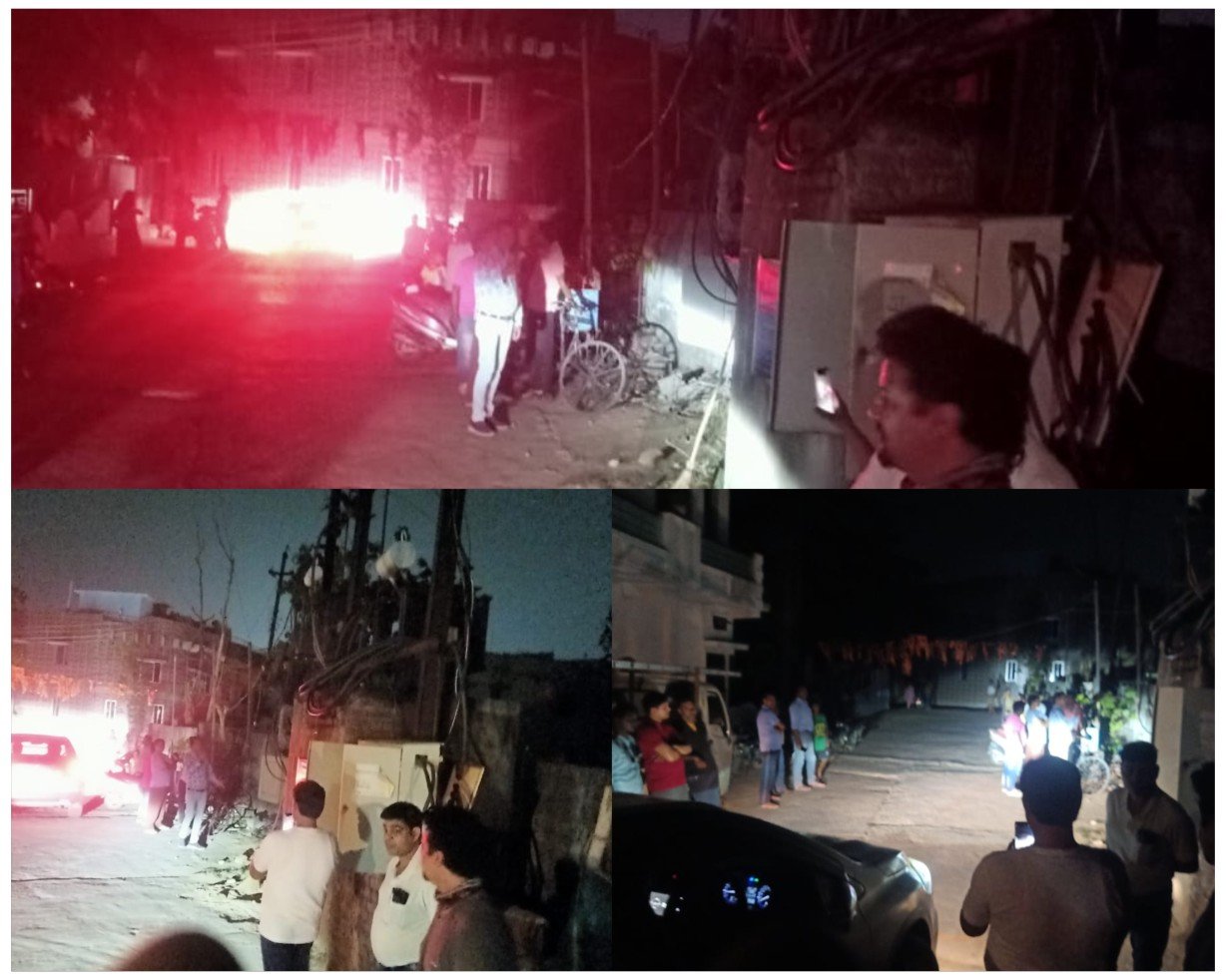 60 घंटे से अंधेरे में डूबी पुष्पपल्लव कॉलोनी! बिजली आती है, जाती है — समाधान अब तक नहीं