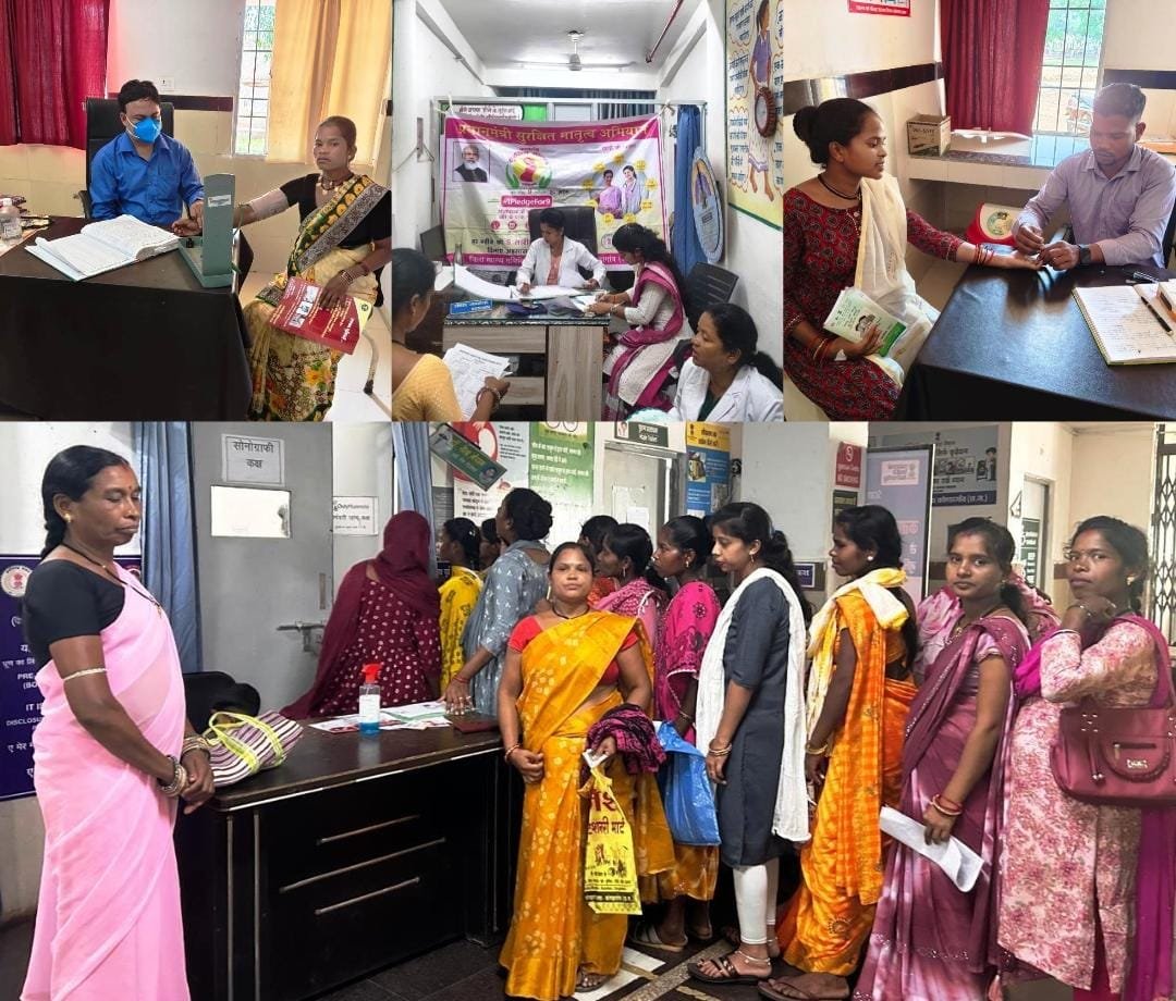 जिला अस्पताल के मातृत्व एवं शिशु अस्पताल में उच्च जोखिम वाली गर्भवती महिलाओं की हुई स्वास्थ्य जांच
