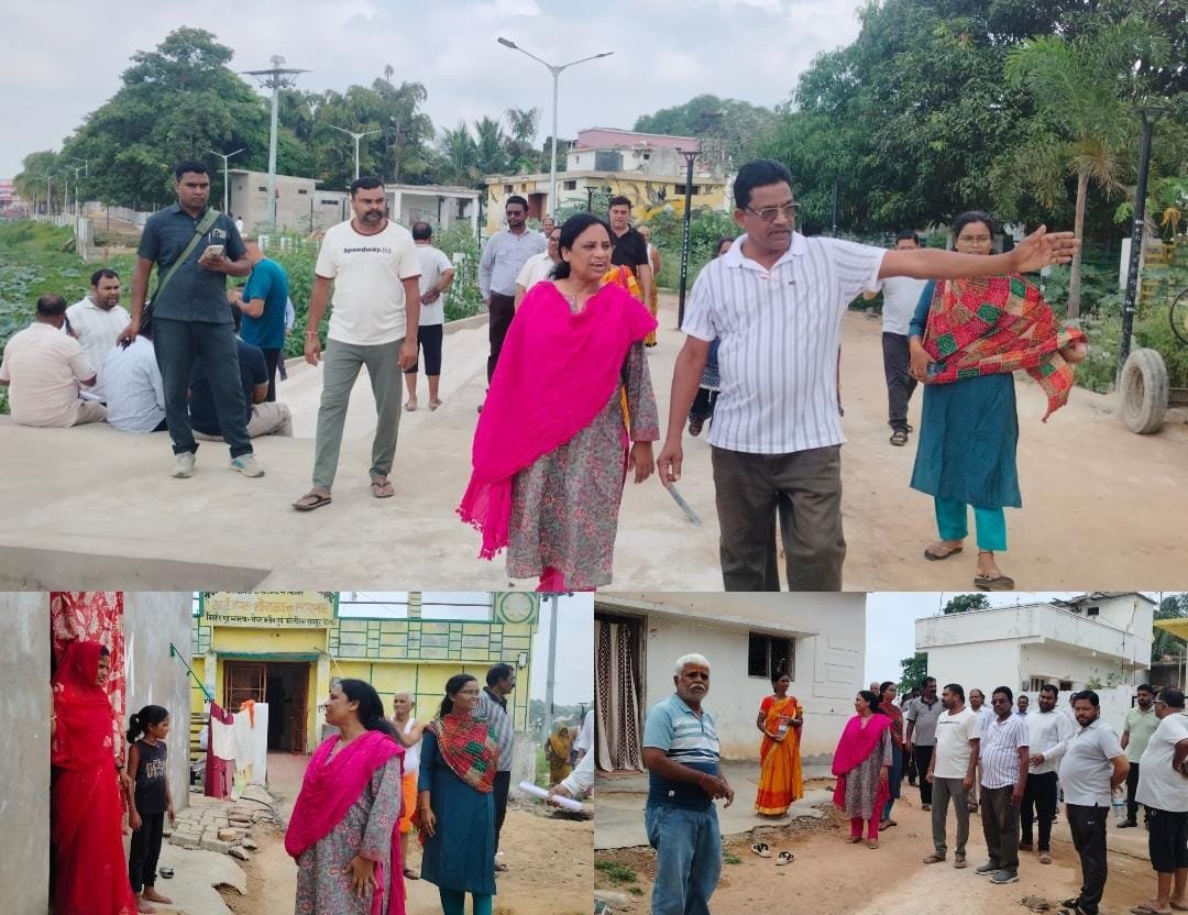 कोंडागांव विधायक लता उसेंडी ने किया नगर के वार्डों का औचक निरीक्षण, विकास कार्यों की गुणवत्ता पर दिया विशेष जोर