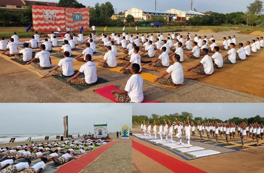 अंतरराष्‍ट्रीय योग दिवस पर आईटीबीपी हिमवीरों ने दिया ‘एक धरती - एक स्‍वास्‍थ्‍य’ का संदेश