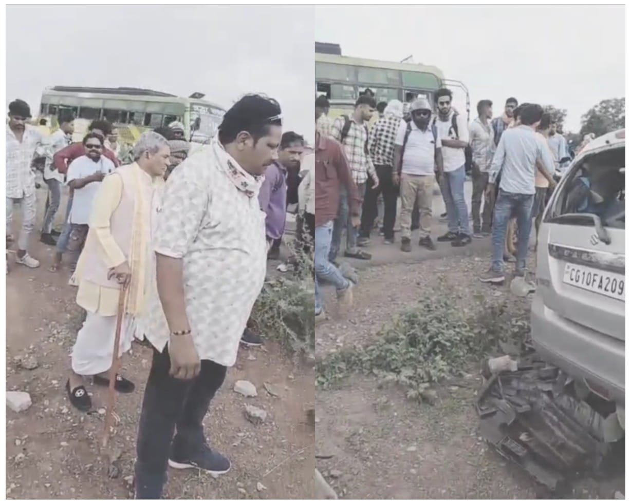 दिल दहला देने वाला हादसा, तखतपुर में तेज रफ्तार कार ने ली तीन की जान, दो गंभीर घायल