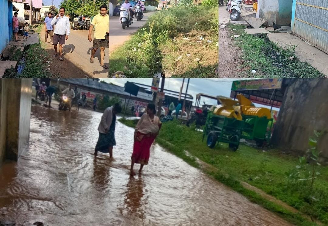 आड़काछेपड़ा वार्ड में नाली की बदहाली से जूझ रहे लोग, गंदा पानी घरों में घुसने से बढ़ी बीमारी की आशंका