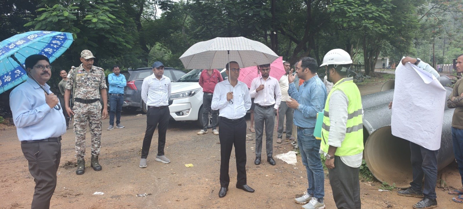एतमा नगर में 385 करोड़ की जल परियोजना का कलेक्टर ने किया औचक निरीक्षण, 72 हजार से अधिक घरों तक पहुंचेगा स्वच्छ जल
