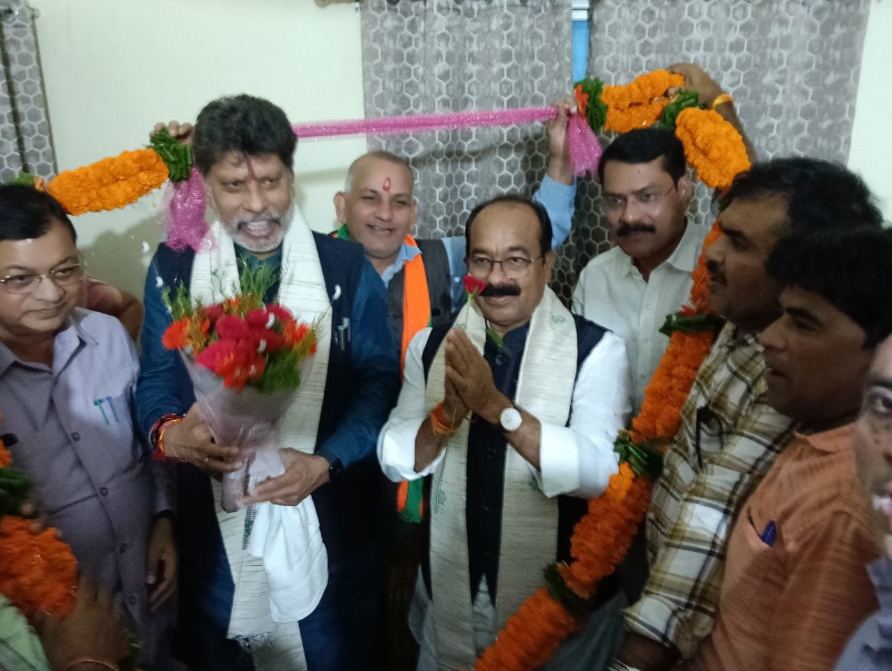 मूसलाधार बारिश में भी लहराया कमल, पाली में प्रदेश अध्यक्ष किरण सिंह देव का ऐतिहासिक स्वागत