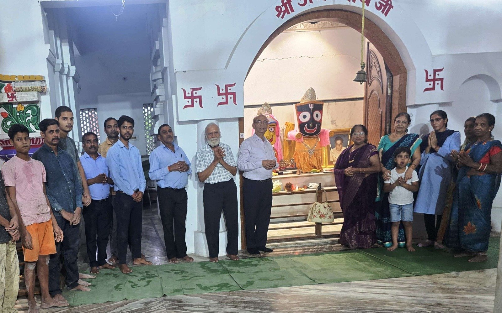 भव्यता और भक्ति का संगम, भगवान श्री जगन्नाथ जी की घर वापसी पर श्री सप्तदेव मंदिर में दिव्य पूजा संपन्न