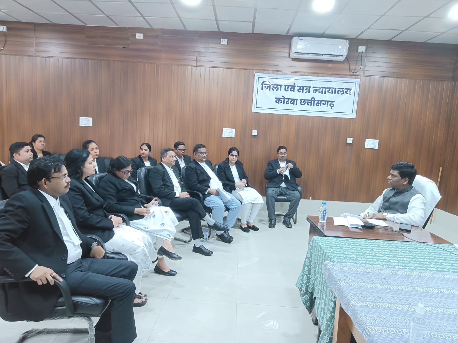 राष्ट्र के लिये मध्यस्थता, अभियान के तहत कोरबा में न्यायाधीशों की द्वितीय बैठक सम्पन्न