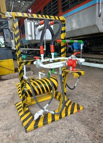 एलएचबी कोच के ब्रेक परीक्षण में नवाचार, दुर्ग डिपो ने तैयार किया पोर्टेबल FIBA टेस्टिंग गैजेट