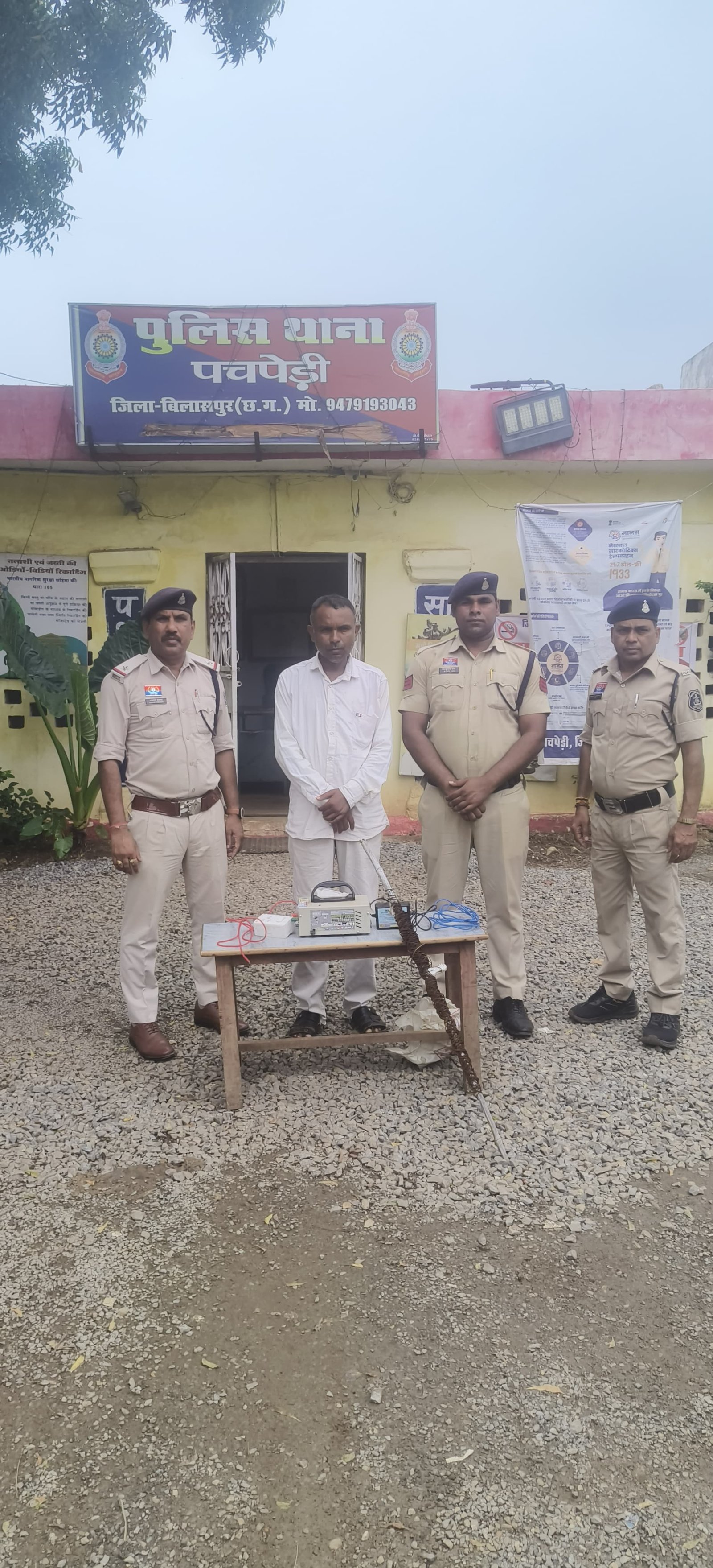 गैर इरादतन हत्या के प्रकरण में आरोपी गिरफ्तार थाना पचपेड़ी पुलिस द्वारा की गई कार्यवाही