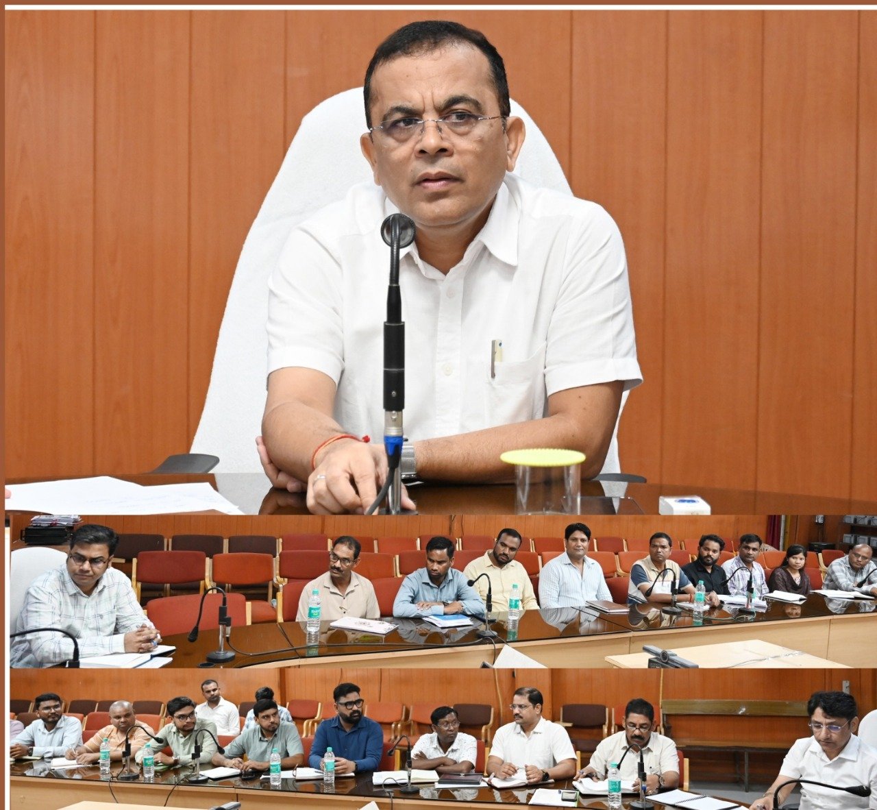 कलेक्टर ने विद्युत विभाग के अधिकारियों की ली बैठक