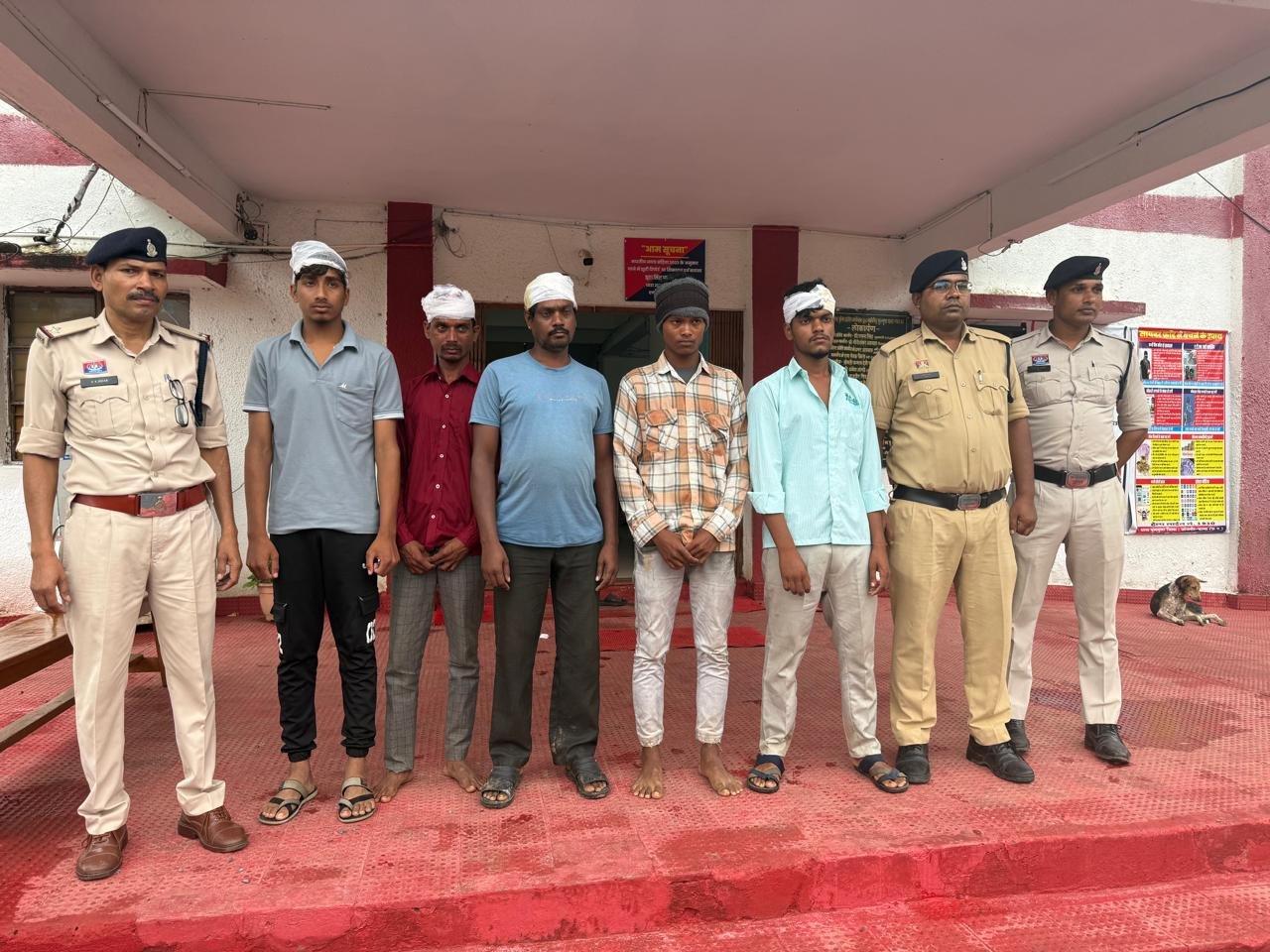 रंजिश को लेकर प्राणघातक हमला करने वाले 05 आरोपी गिरफ्तार...