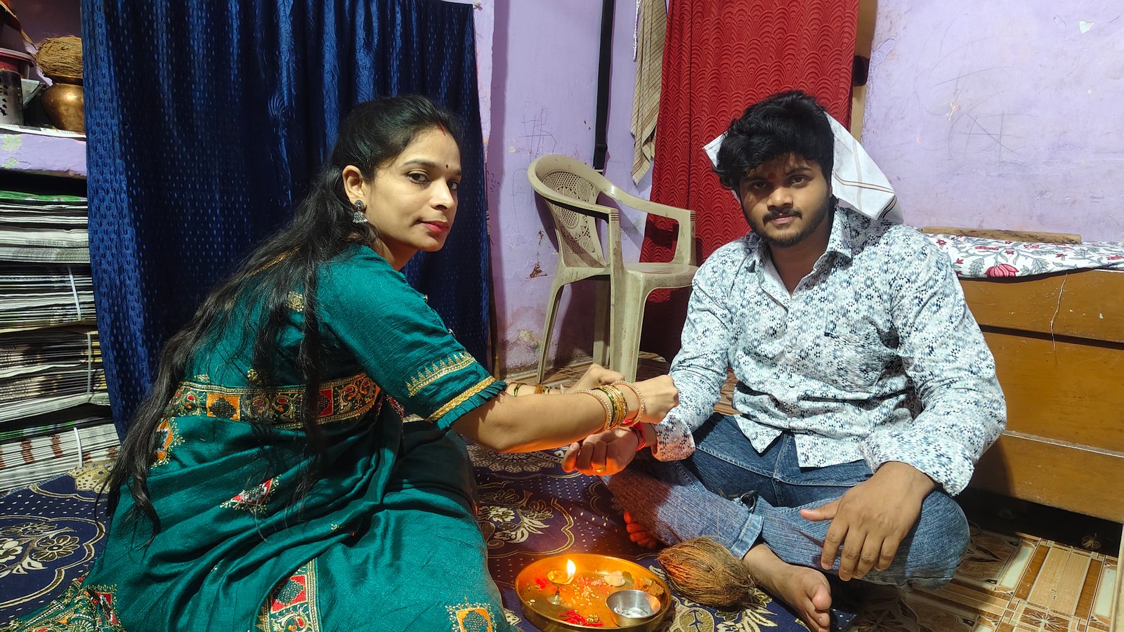 रक्षाबंधन का त्यौहार बड़े हर्ष उल्लास के साथ मनाया।