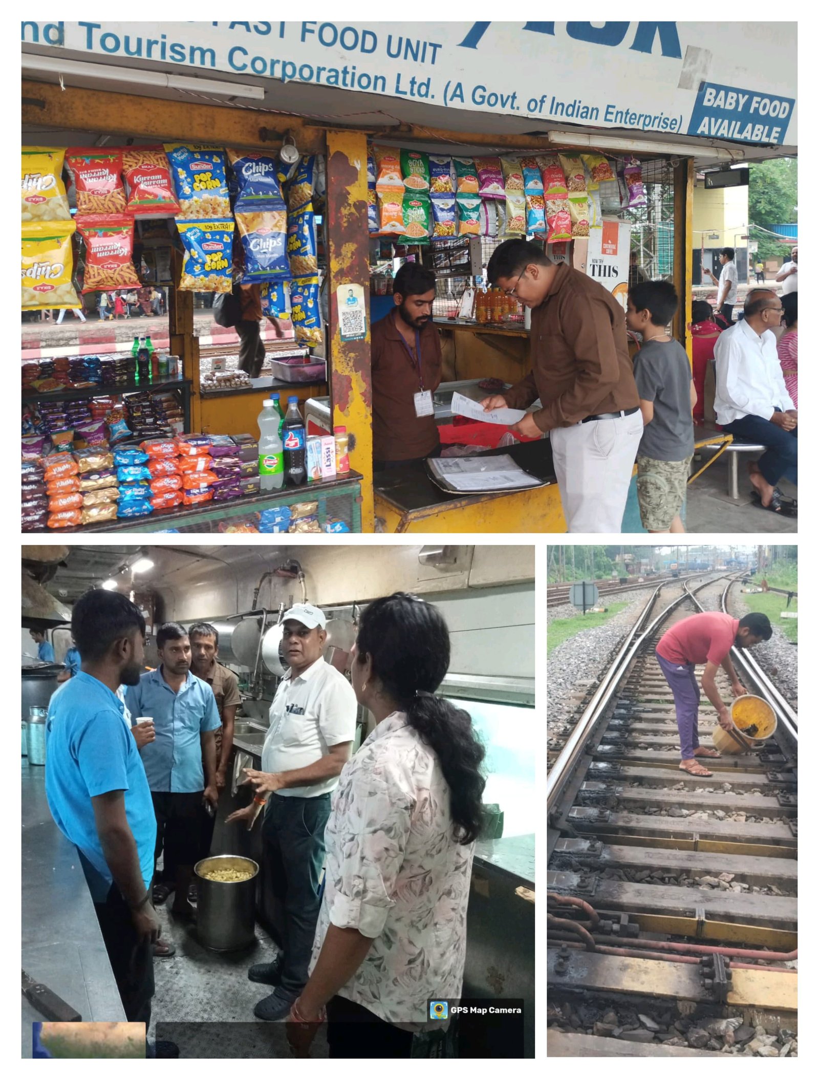 स्वच्छता पखवाड़ा, बिलासपुर मंडल में खानपान व पेंट्रीकार का गहन निरीक्षण, जल निकायों की भी सफाई