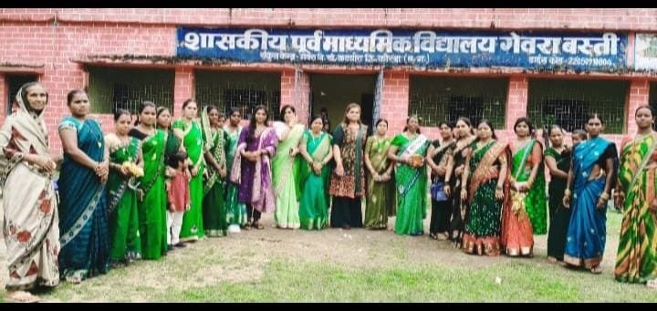 शासकीय माध्यमिक एवं प्राथमिक शाला गेवरा में अंगना म शिक्षा कार्यक्रम का भव्य आयोजन, माताओं की सहभागिता ने बढ़ाई रौनक