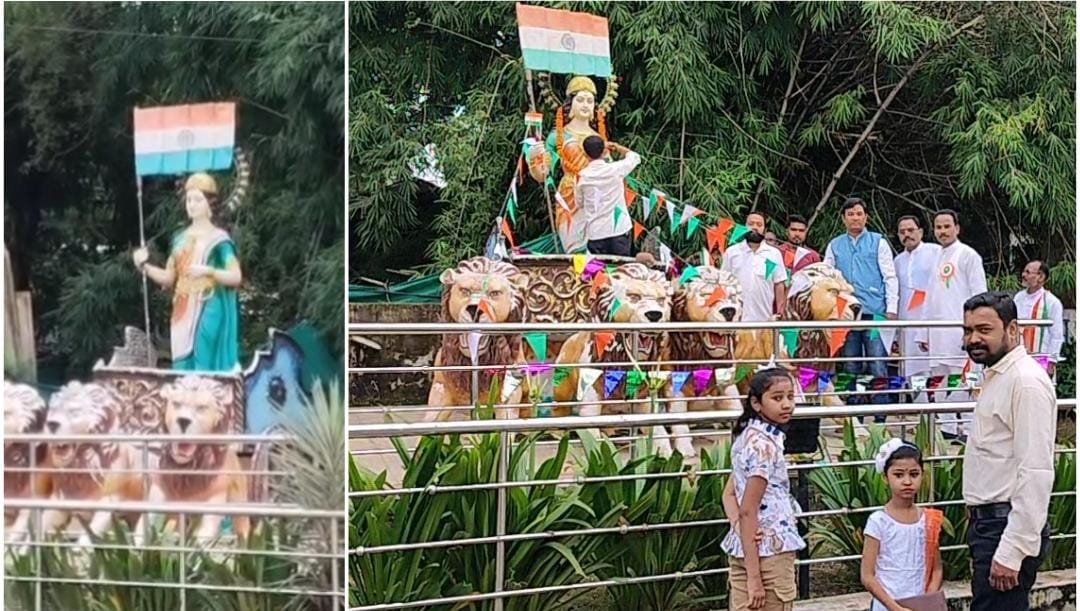 कोंडागांव में स्वतंत्रता दिवस पर भारत माता की प्रतिमा की अनदेखी, ईको वाहन यूनियन ने किया सम्मान