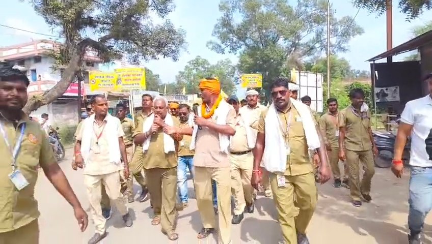 छत्तीसगढ़ ड्राइवर महासंघ की बैठक व रैली संपन्न