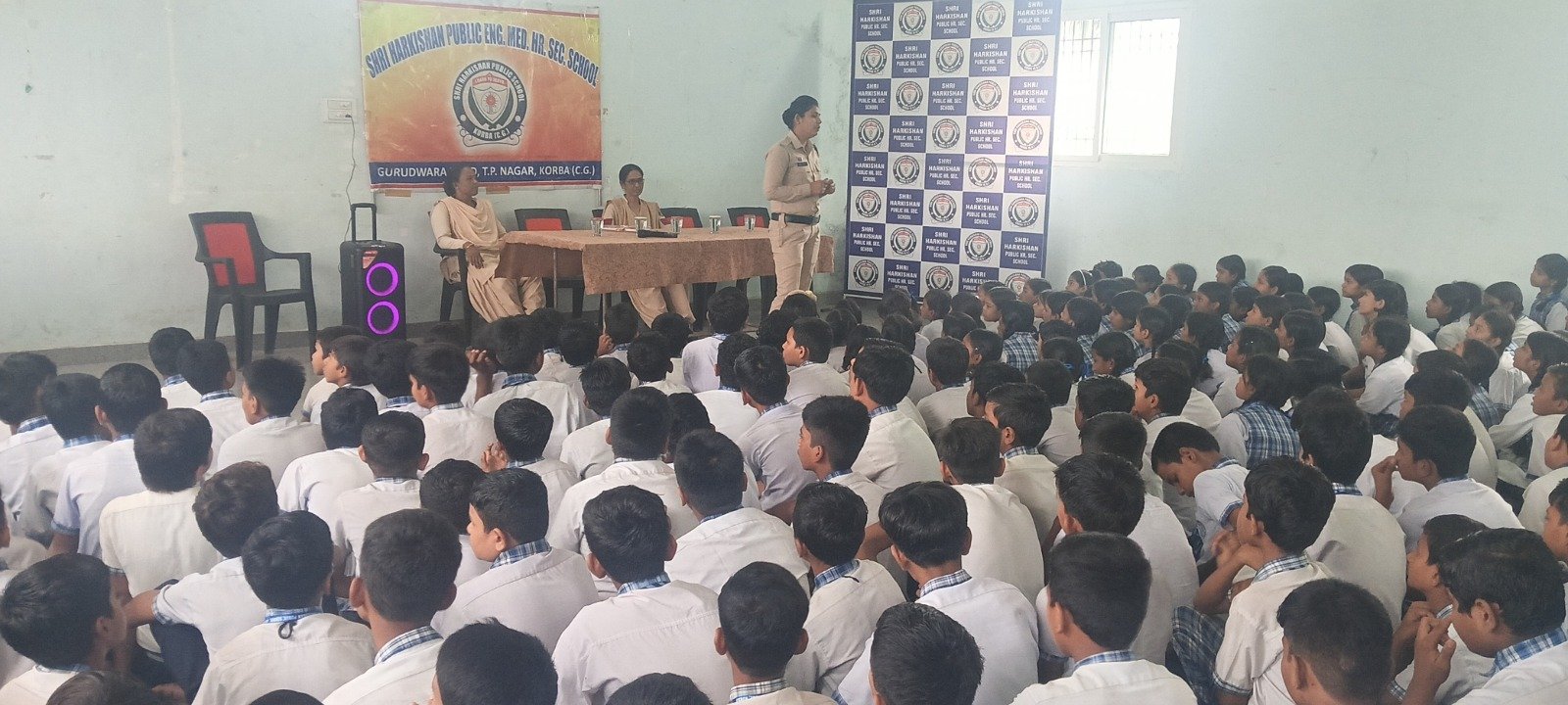 श्री हरकिशन उच्चतर माध्यमिक स्कूल कोरबा में 'गुड टच, बैड टच' जागरूकता कार्यशाला आयोजित