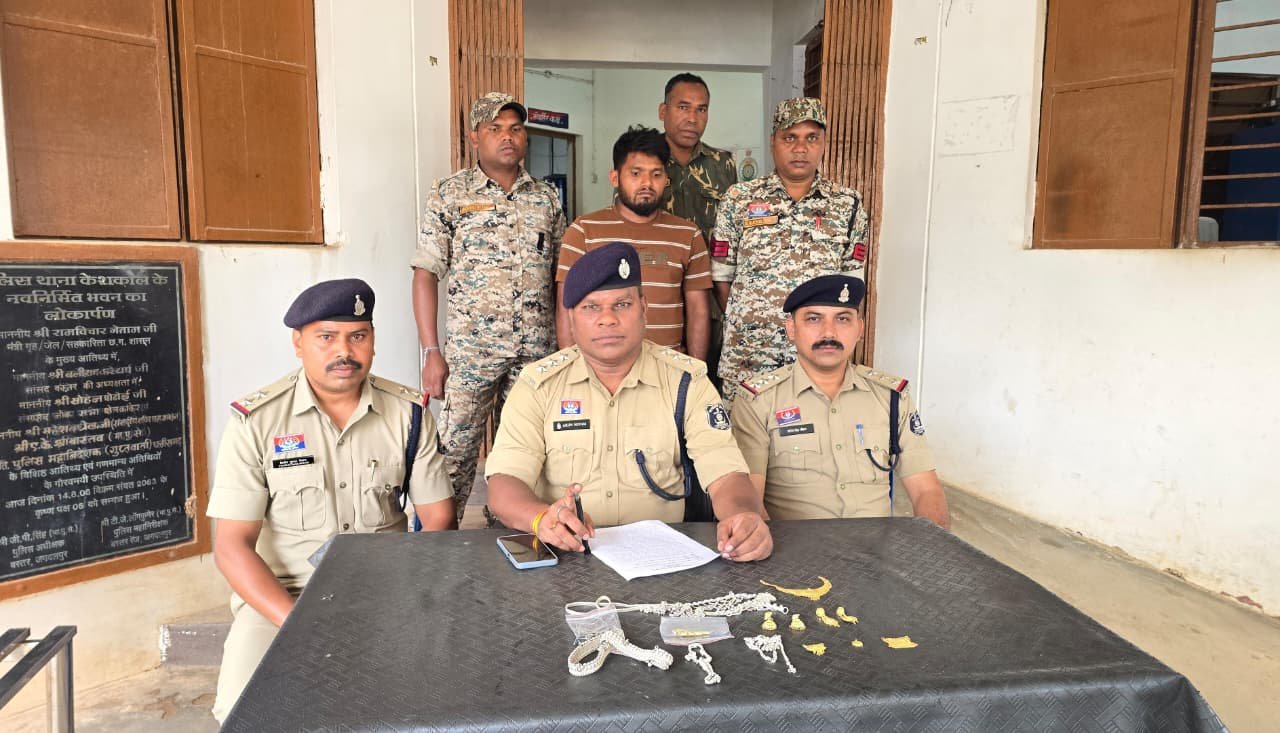 विश्रामपुरी पुलिस की तत्परता से 7 लाख के जेवरात चोरी का खुलासा, आरोपी चंद घंटों में गिरफ्तार