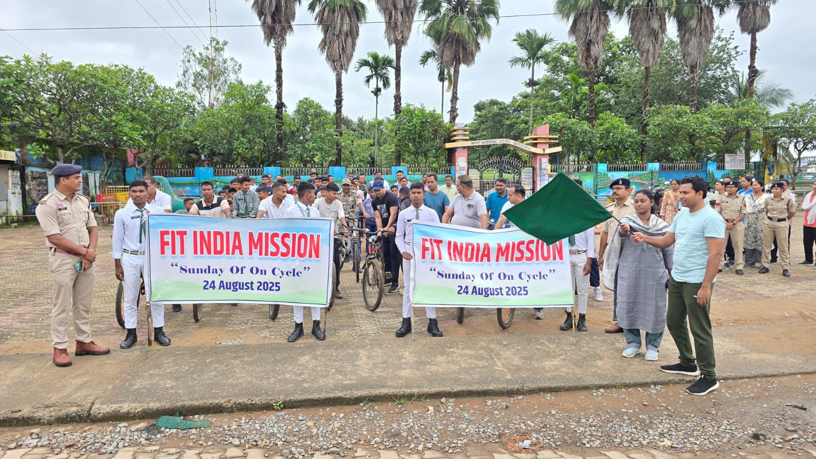 कोंडागांव में फिट इंडिया मिशन के तहत ‘संडे ऑफ ऑन साइकिल’ कार्यक्रम का भव्य आयोजन