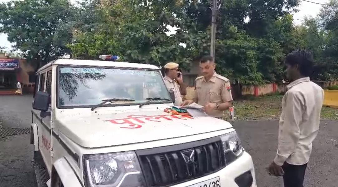 जिला पुलिस अधीक्षक के निर्देशन में अरनोद पुलिस की नाकाबंदी, यातायात नियम तोड़ने वालों पर कार्रवाई