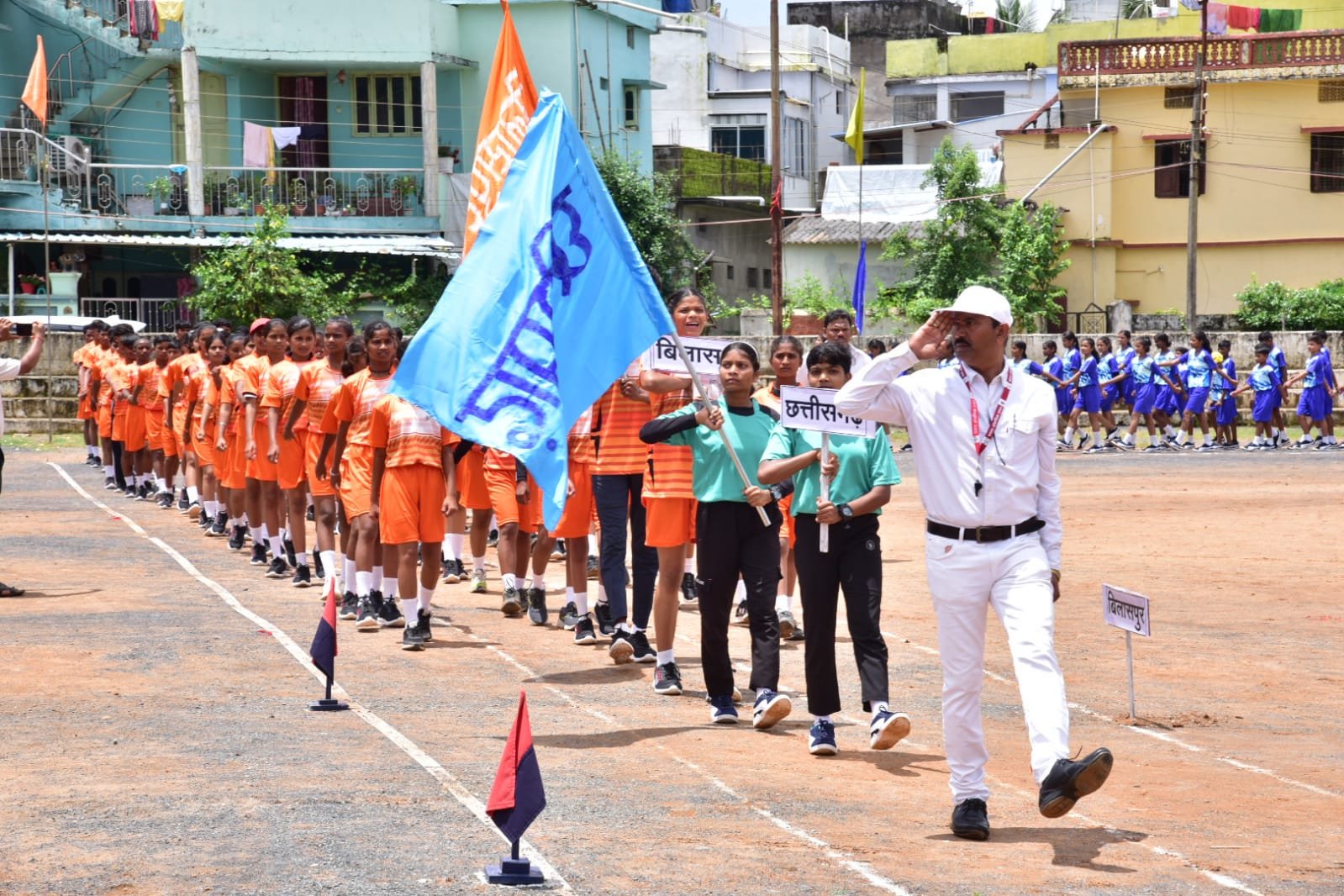 कोंडागांव विधायक लता उसेंडी ने 25वीं राज्य स्तरीय शालेय क्रीड़ा प्रतियोगिता का किया शुभारंभ  फुटबॉल, तीरंदाजी और मल्लखंब में दिखाएंगे अपनी प्रतिभा
