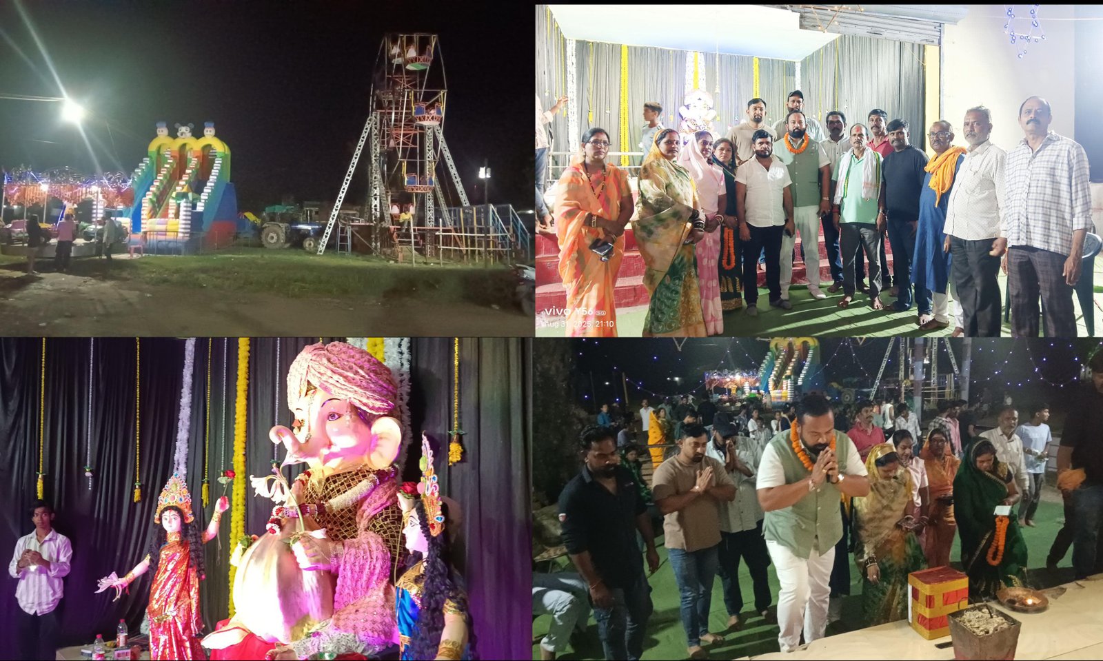 बांकीमोंगरा में विकास झा व वार्ड पार्षद ने फिता काटकर व श्रीफल तोड़कर शुभारंभ किया 7 दिवसीय बच्चों का मेला