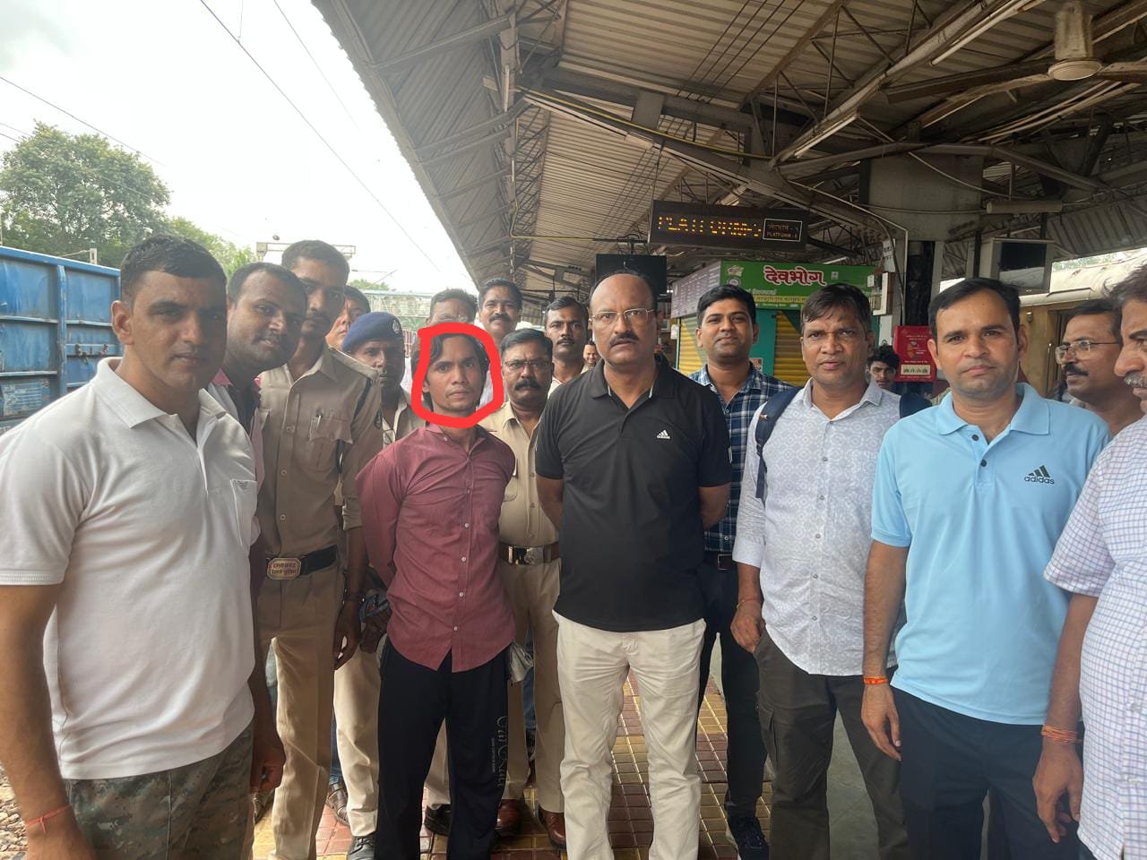 रेलवे सुरक्षा बल की तत्परता से हत्या का आरोपी दबोचा गया