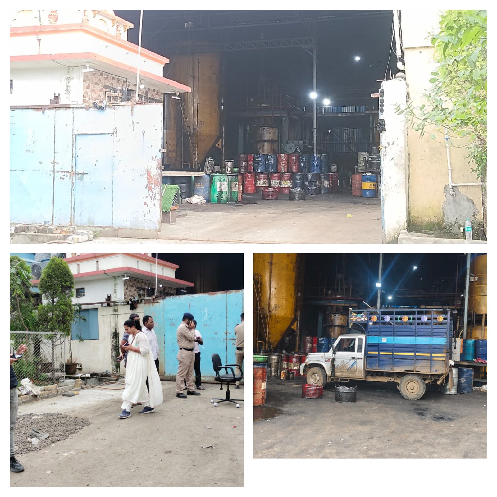 धार कलेक्टर ने कंपनी के मजदूरों की मौत के मामले में दिए मजिस्ट्रियल जांच के आदेश एसडीएम जांच दल के साथ कम्पनी पहुंचे