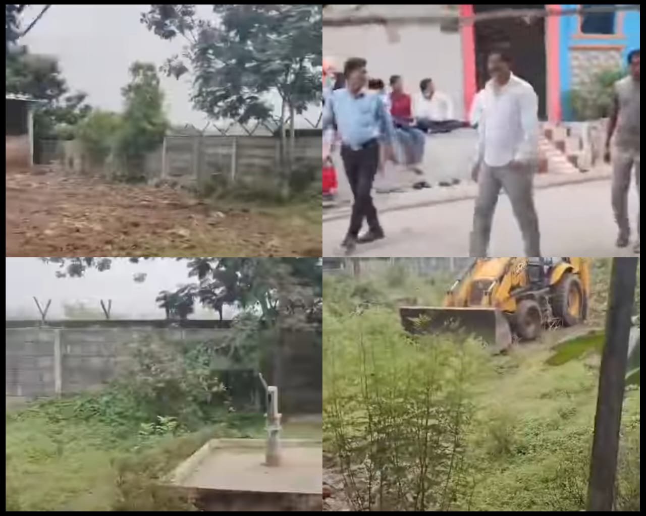 ओम श्री रेजिडेंसी में पेड़ों की जबरन कटाई से हंगामा, लोगों ने जताया आक्रोश