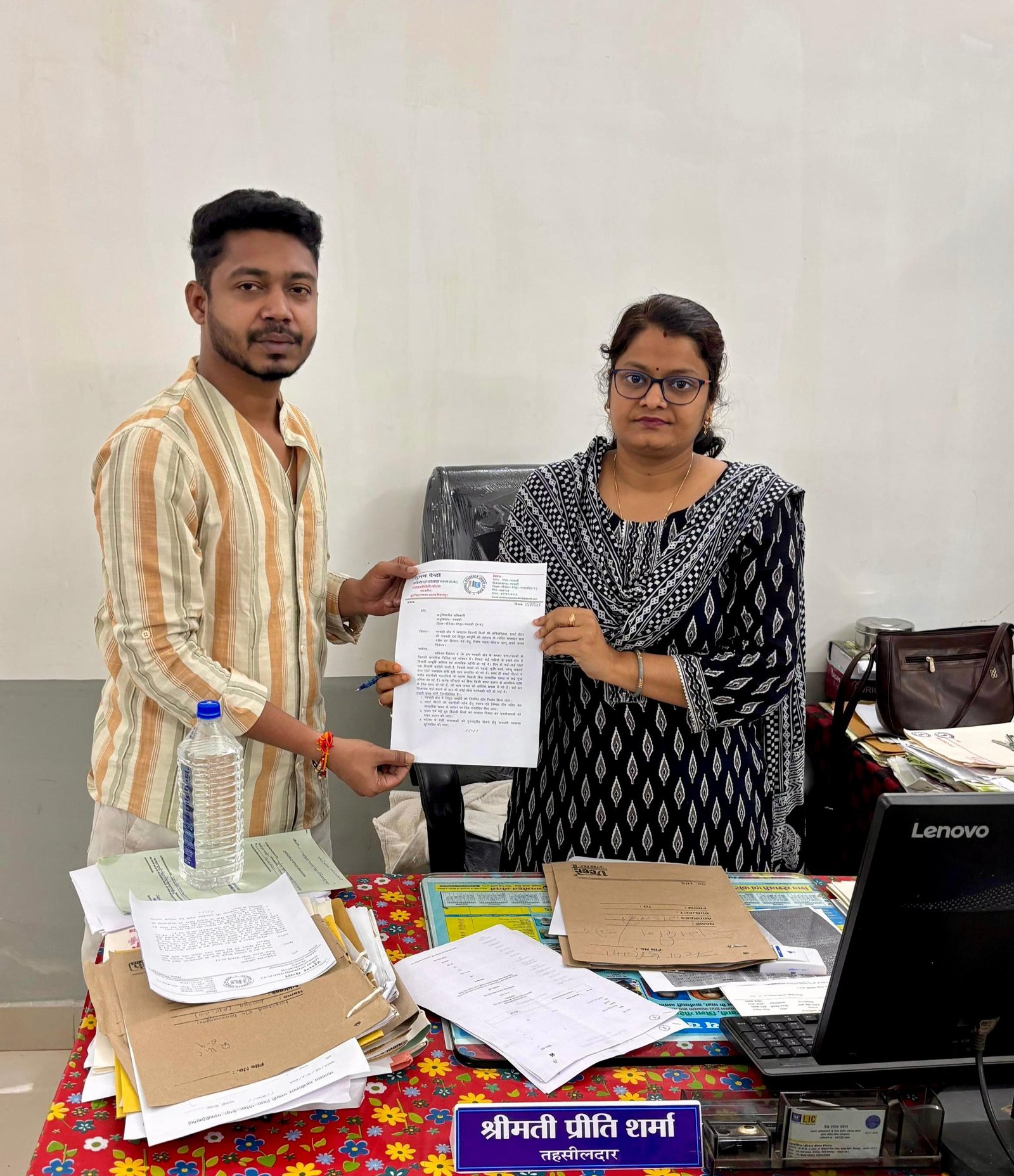 मरवाही में बिजली संकट को लेकर ज्ञापन सौंपा गया