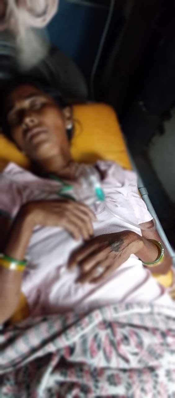 धमनागुड़ी गांव में हादसा, आकाशीय बिजली गिरने से महिला घायल