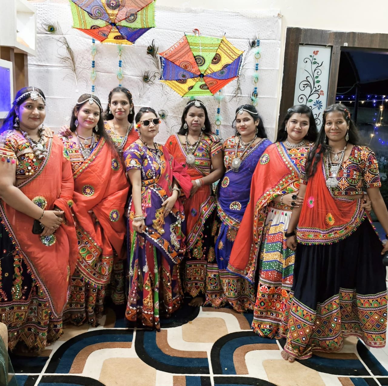 तिलकेजा: ग्राम देवी गौरा साहून दाई मंदिर में गरबा का आयोजन