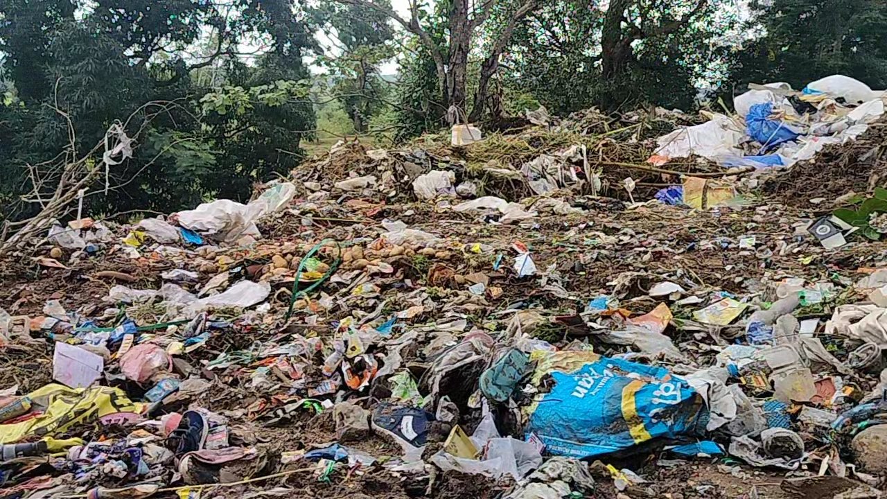 नारंगी नदी पुल के पास फैले कचरे से उठ रही सड़न की बदबू से राहगीर परेशान, नगर पालिका की लापरवाही से स्वास्थ्य और पर्यावरण पर संकट