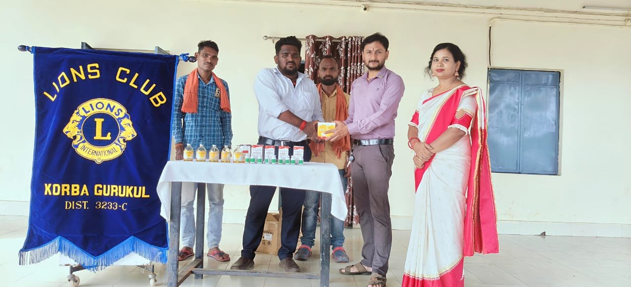 गौसेवकों ने जताया आभार, कहा – लायंस क्लब कोरबा गुरूकुल ने बिना कहे किया सहयोग