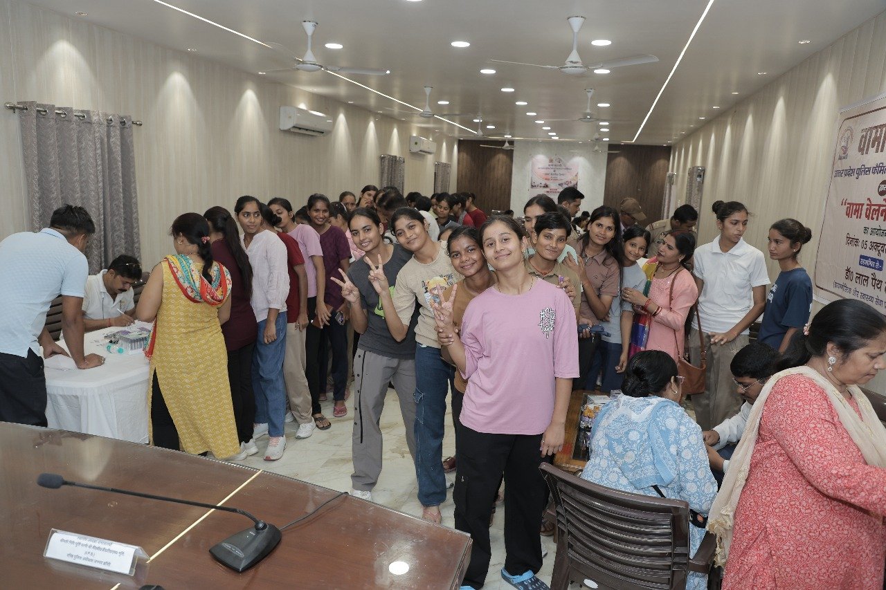 वामा सारथी उत्तर प्रदेश पुलिस वेलफेयर के तत्वधान में वामा वेलनेस कैंप का आयोजन
