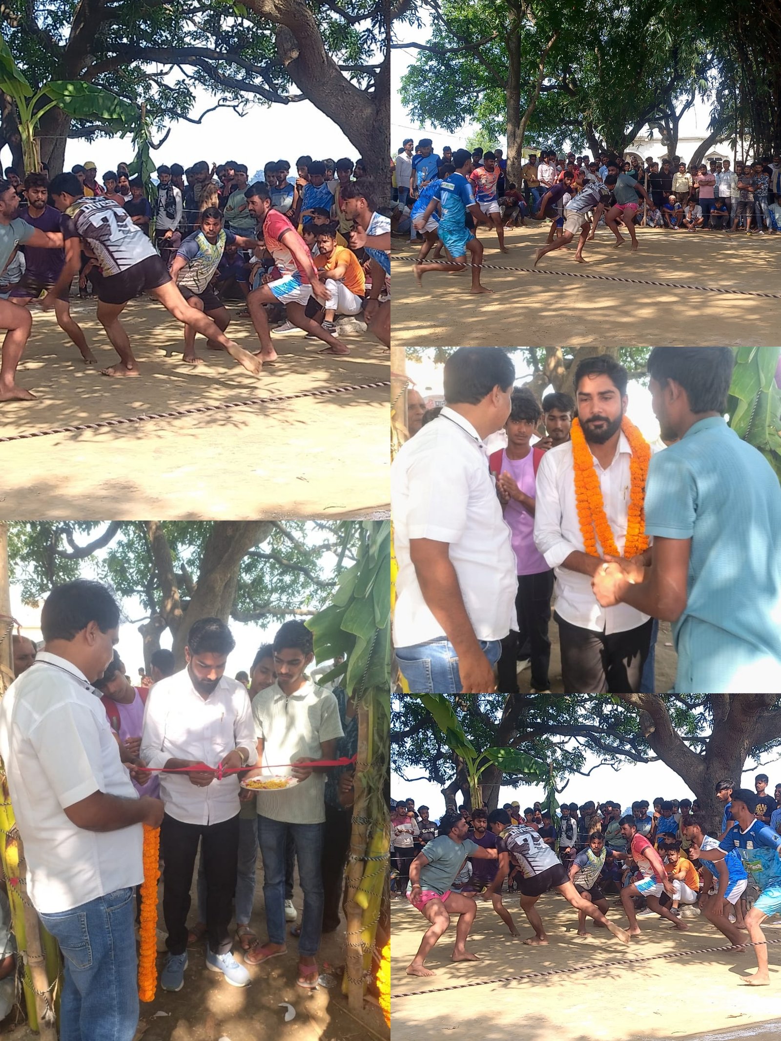  उत्तर प्रदेश महराजगंज के ग्राम पंचायत बैरवा बनकटवा  कबड्डी' का महासंग्राम शिवनाथ बड़हरा 19 अंकों से जीत हासिल किया 