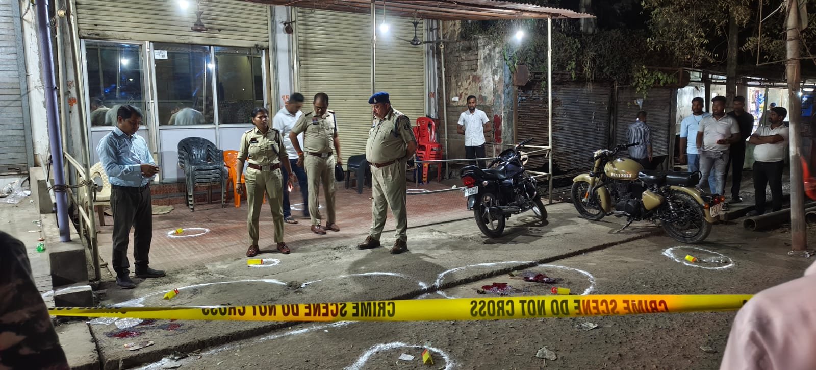 सुपारी किलिंग से खून से धरती हुई लाल मामला मस्तूरी थाना क्षेत्र का