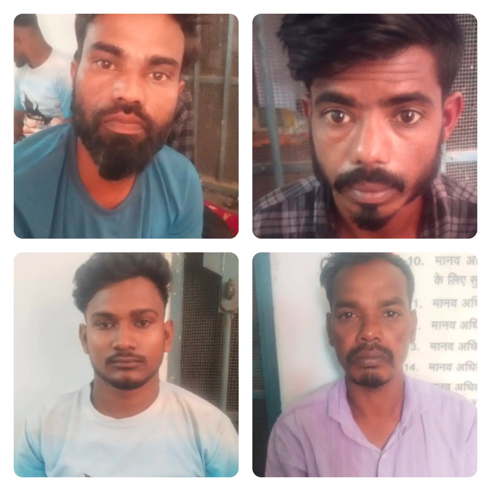 नशीली टैबलेट के साथ 4 गिरफ्तारः पुलिस ने सभी को न्यायिक रिमांड पर जेल भेजा