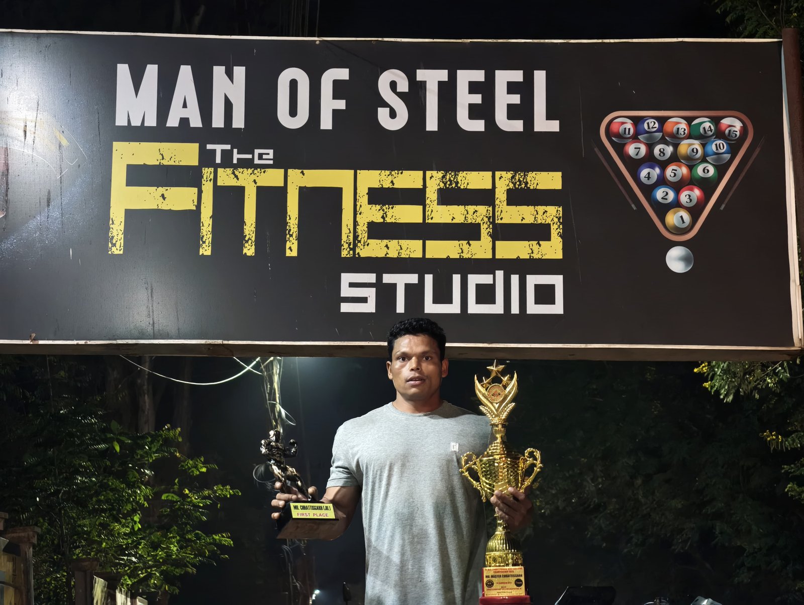 कोंडागांव के ‘मैन ऑफ स्टील’ जिम ने रचा इतिहास – ट्रेनर मयंक पटेल बने ‘मिस्टर छत्तीसगढ़’