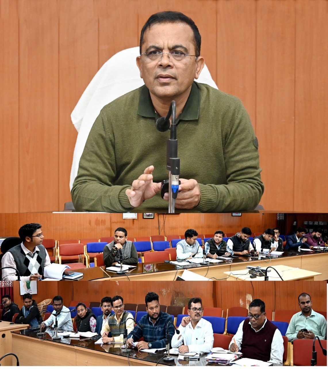 कलेक्टर जन्मेजय महोबे ने विशेष संक्षिप्त पुनरीक्षण की प्रगति की समीक्षा की