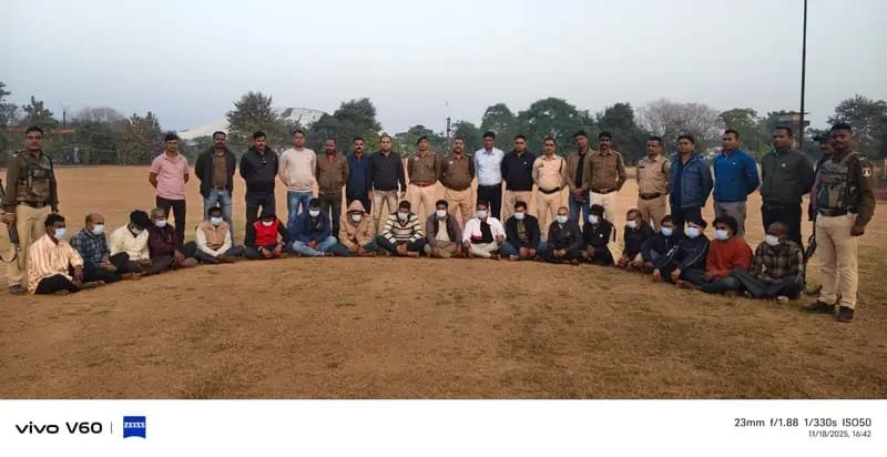 बालको थाना क्षेत्र में करोड़ों की डकैती की साजिश नाकाम — कोरबा पुलिस ने 19 आरोपी गिरफ्तार