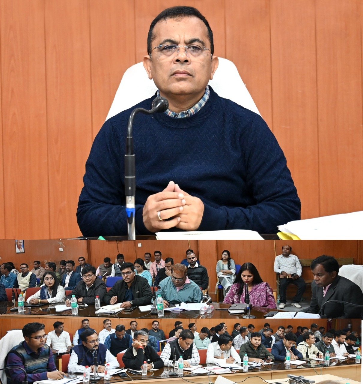 कलेक्टर ने धान खरीदी की समीक्षा की...